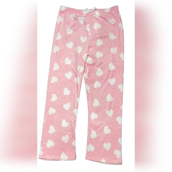 NWT Valentines Pink Plush Lounge Pants Comfy Soft Snuggly Pants Extra Large XL - Picture 5 of 15